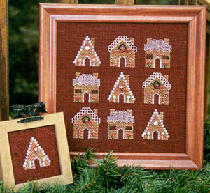 Watercolour Gingerbread Houses