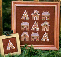 Watercolour Gingerbread Houses