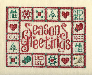 Season's Greetings Christmas Quilt