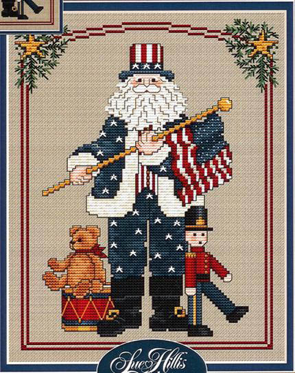 Patriotic Santa