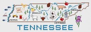 State Map - Tennessee