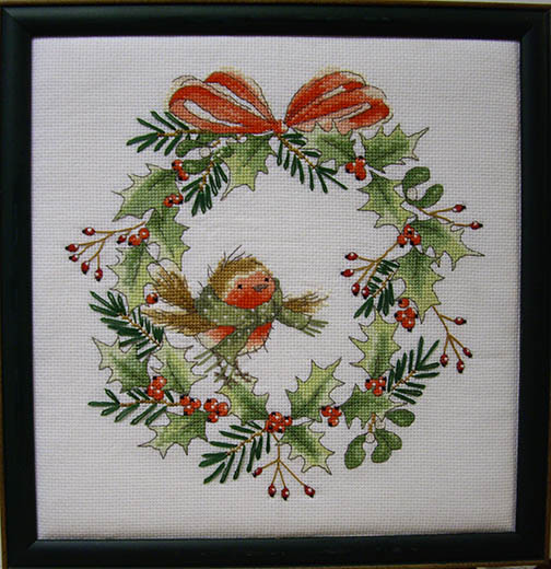 Mill Hill Wood Frame - 6x6 Holiday Red