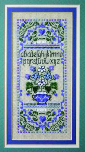 Tiny Perwinkle Floral Sampler