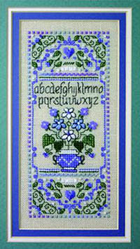 Tiny Perwinkle Floral Sampler