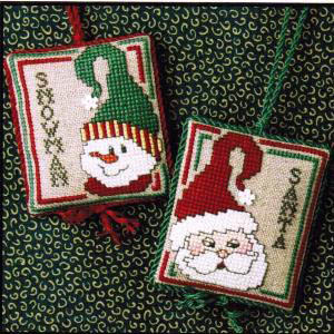 Snowman & Santa Ornaments