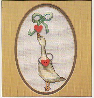 Goose with Hearts