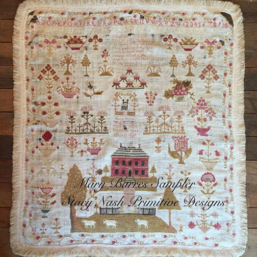 Mary Barres Reproduction Sampler