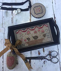 Berry Basket Sewing Tray, Pin Desk, & Strawberry Pinkeep