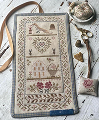 Bees & Birds Sewing Roll, Biscornu, & Fob