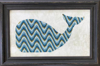 Bargello Blue Whale