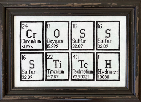 Cross Stitch - Fun With Chemistry
