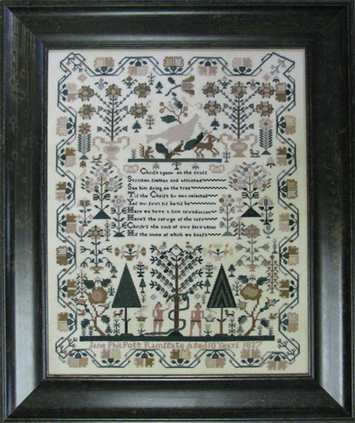 Jane Philpott 1837: An Adam & Eve Sampler