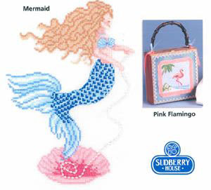 Mermaid with Flamingo