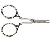 Embellished Silver Scissors