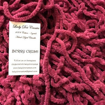 Berry Crush Chenille by Lady Dot Creations