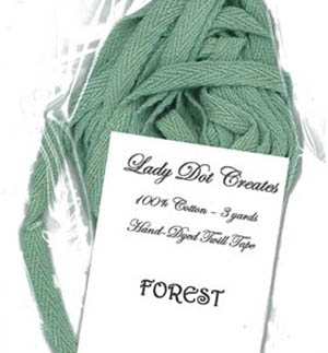 Forest Twill Tape by Lady Dot Creations