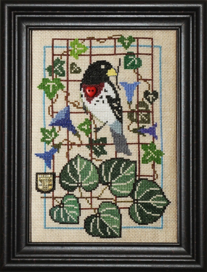 Birdie and Glories - Grosbeak