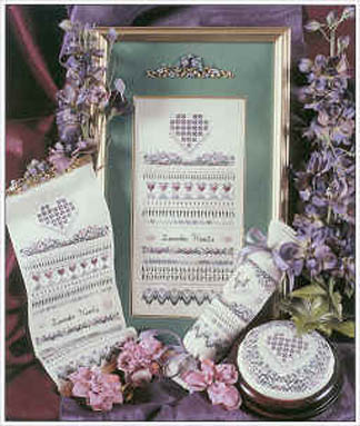 Lavender Hearts Sampler