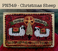 Christmas Sheep Punchneedle