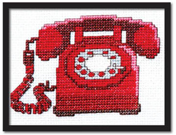 Retro Red Rotary Phone