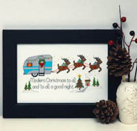 Merry Retro Christmas Camper