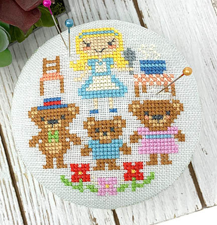 Fairy Tale Pin Cushions #5 - Goldilocks