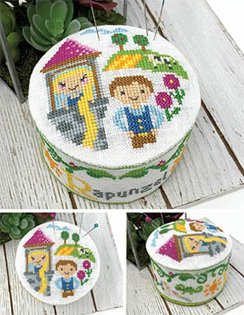 Fairy Tale Pin Cushions #6 - Rapunzel