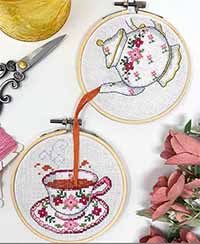 Tea Set Hoops