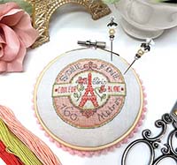 Vintage Paris Pin Cushion