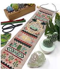 Cactus & Caravan Bell Pull