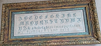 Sesquicennial Alphabet in Blue 1874