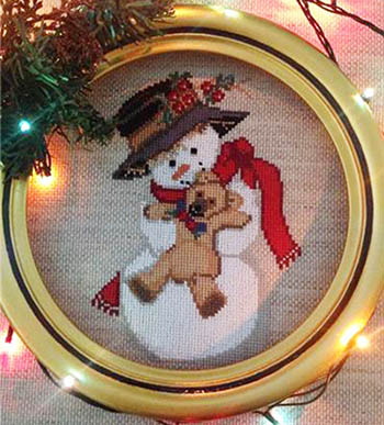 Snowman and Teddy Bear