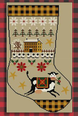 Rustic Christmas Series Stocking I