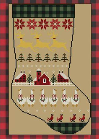 Rustic Christmas Series Stocking II