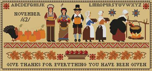 Thanksgiving 1621 Sampler