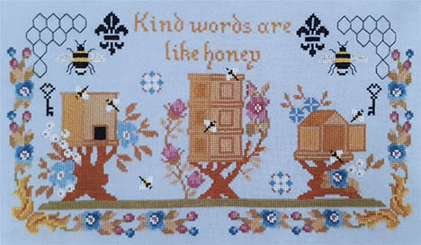 Beehive Sampler and Pincushion