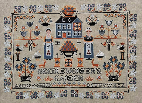 Needleworkers Garden Sampler