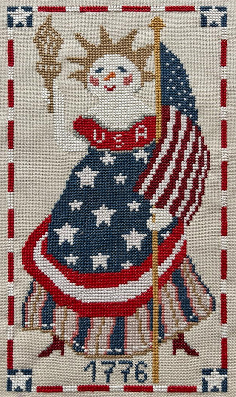 Jolly July Snowman