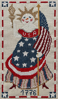 Jolly July Snowman