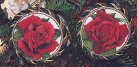 Red Rose Ornaments #5