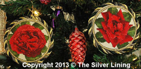 Red Rose Ornaments #6 