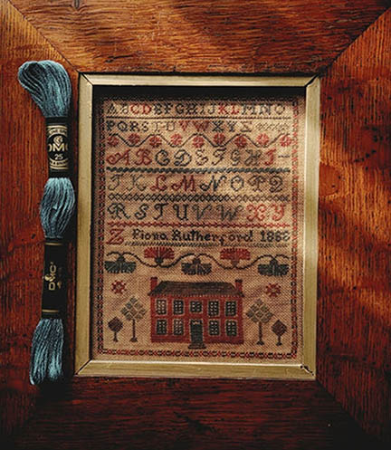 Fiona Rutherford Miniature Sampler 1866