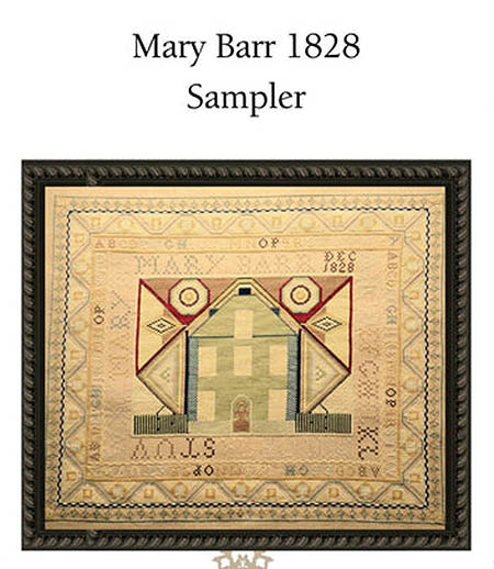 Mary Barr 1828 Sampler