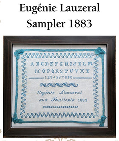 Eugenie Lauzeral 1883 Sampler