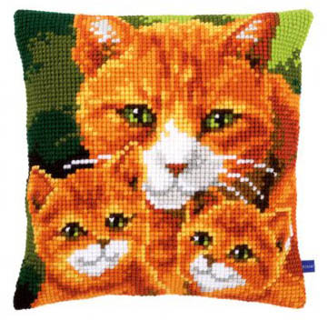 Cat Family Cushion Kit