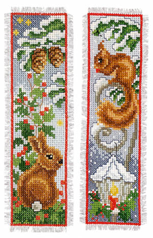 Rabbit & Squirrel Bookmark Set Kit