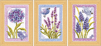 Bird With Flowers set of 3 Kit