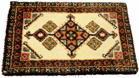 Inca Geometry Latch Hook Rug Kit