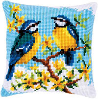 Blue Tits Cushion Kit