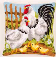 Chicken Family Pillow Kit